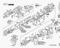 Bosch Universal Rotary Hammer 11 218 EVS spare parts