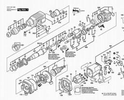 Bosch Rotary Hammer GAH 500 DSE spare parts