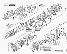 Bosch Rotary Hammer 11 221 DVS spare parts