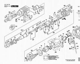 Bosch Rotary Hammer 11 224 VSR spare parts