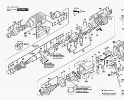 Bosch Rotary Hammer DD 525 spare parts