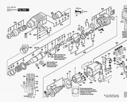 Bosch Rotary Hammer GBH 2 SR spare parts