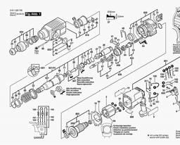Bosch Rotary Hammer GBH 2 SR spare parts