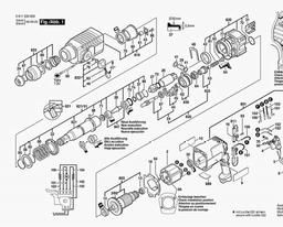 Bosch Rotary Hammer GBH 2 SR spare parts