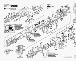 Bosch Rotary Hammer SPIT 322 spare parts