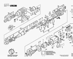 Bosch Rotary Hammer 11 228 VSR spare parts