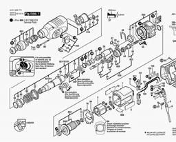 Bosch Rotary Hammer 326 spare parts