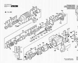 Bosch Rotary Hammer GBH 2-20 S spare parts