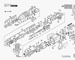 Bosch Rotary Hammer 11 234 VSR spare parts