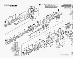 Bosch Rotary Hammer DD 520 spare parts