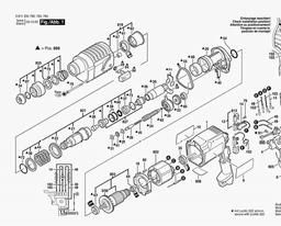 Bosch Rotary Hammer BRL 501 VEA spare parts