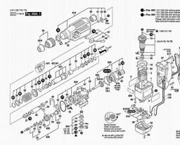 Bosch Rotary Hammer DD 543 spare parts
