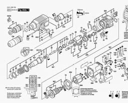 Bosch Rotary Hammer BHD 2 EC spare parts