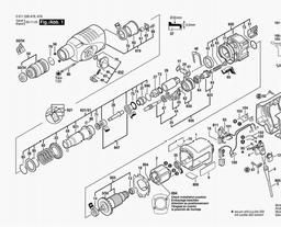 Bosch Rotary Hammer DD 525 spare parts