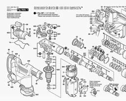 Bosch Rotary Hammer BBH 3-28 E spare parts