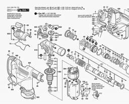 Bosch Rotary Hammer GBH 3-28 E spare parts