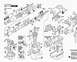 Bosch Rotary Hammer GBH 5-38 X spare parts