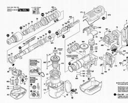 Bosch Rotary Hammer GBH 5-40 DE spare parts