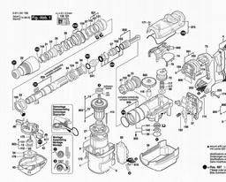 Bosch Rotary Hammer BMH 40-XE spare parts