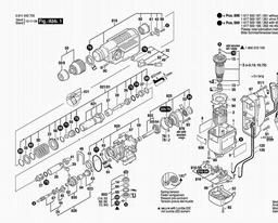 Bosch Rotary Hammer GBH 4-top spare parts