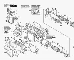 Bosch Cordless Hammer Drill DD 524 spare parts
