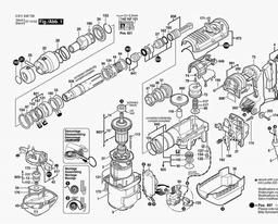 Bosch Rotary Hammer 11248EVS spare parts