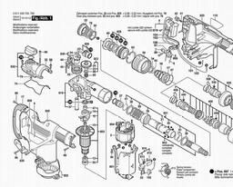 Bosch Rotary Hammer GBH 3-28 FE spare parts