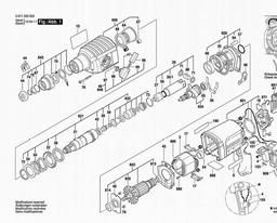Bosch Rotary Hammer GBH 2-22 S spare parts