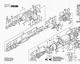 Bosch Rotary Hammer GBH 2-22 E spare parts