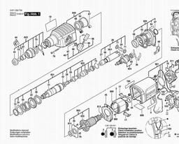 Bosch Rotary Hammer GBH 2-22 RE spare parts