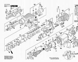 Bosch Rotary Hammer GBH 2-26 E spare parts