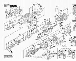 Bosch Rotary Hammer GBH 2-26 E spare parts