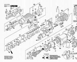 Bosch Rotary Hammer GBH 2-26 E spare parts