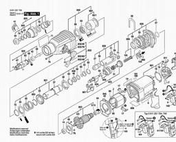 Bosch Rotary Hammer GBH 2-26 RE spare parts