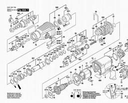 Bosch Rotary Hammer GBH 2-26 RE spare parts