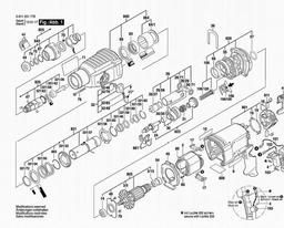Bosch Rotary Hammer DD 526 spare parts