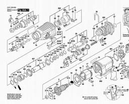 Bosch Rotary Hammer GBH 2-26 DE spare parts