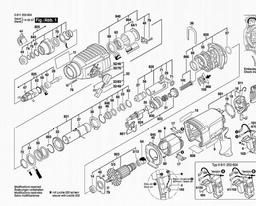Bosch Rotary Hammer GBH 2-26 DE spare parts