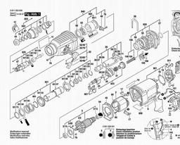 Bosch Rotary Hammer GBH 2-26 DE spare parts