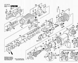 Bosch Rotary Hammer BTI-BH 2-26 ME spare parts