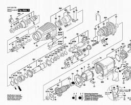Bosch Rotary Hammer 11253 VSR spare parts