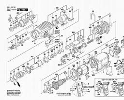 Bosch Rotary Hammer GBH 2-26 DRE spare parts