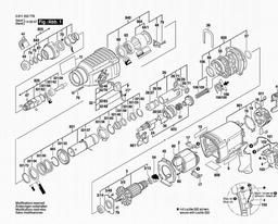 Bosch Rotary Hammer DD 527 spare parts