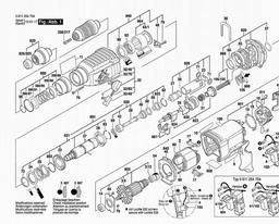 Bosch Rotary Hammer GBH 2-26 DFR spare parts