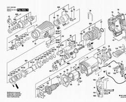 Bosch Universal Rotary Hammer GBH 2-26 DBR spare parts