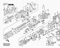 Bosch Rotary Hammer 11255 VSR spare parts