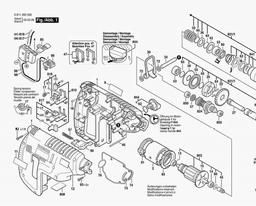 Bosch Cordless Rotary Hammer 11225VSRH spare parts