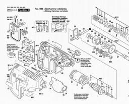 Bosch Cordless Rotary Hammer ABH 20 SLE spare parts