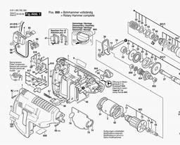 Bosch Cordless Rotary Hammer BTI-BH 24 VE spare parts