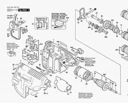 Bosch Cordless Hammer Drill DD 524 spare parts